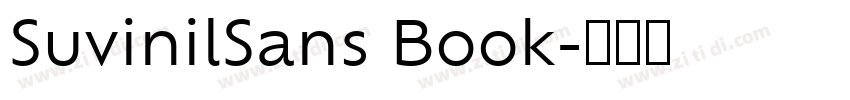 SuvinilSans Book字体转换 SuvinilSans Book字体转换